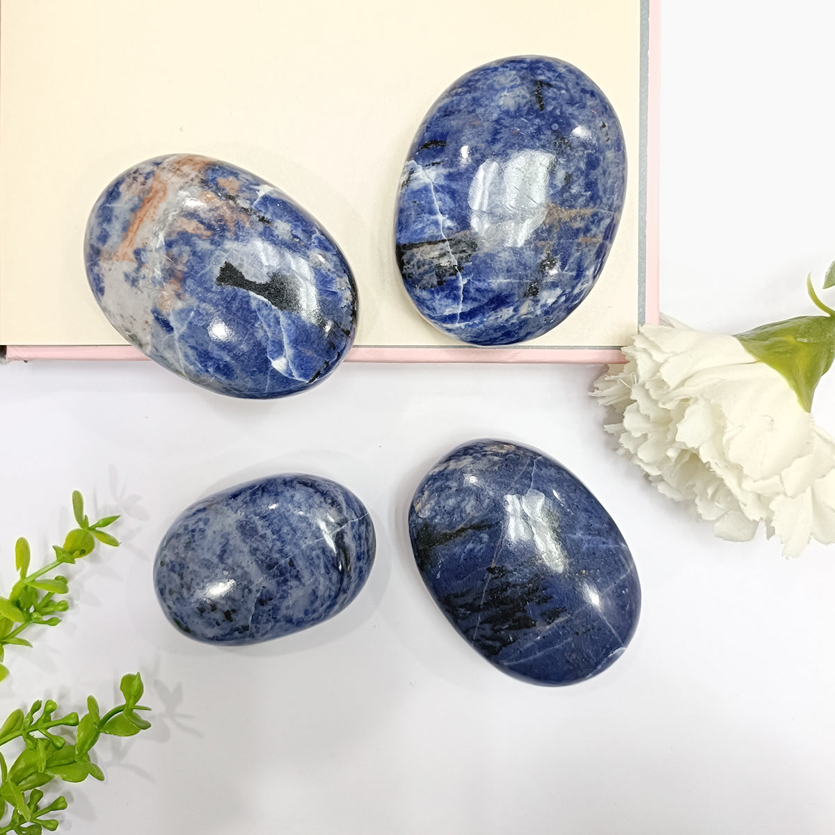 Sodalite Plam Stone