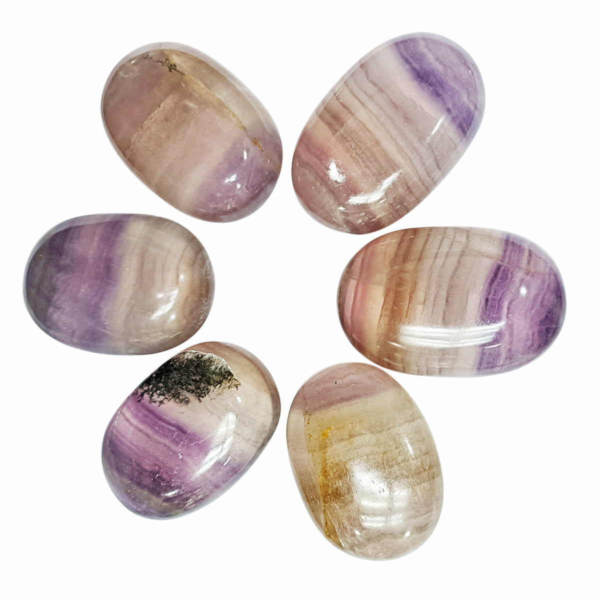 Fluorite Palm Stone