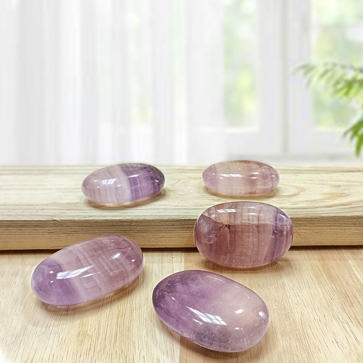 Fluorite Palm Stone