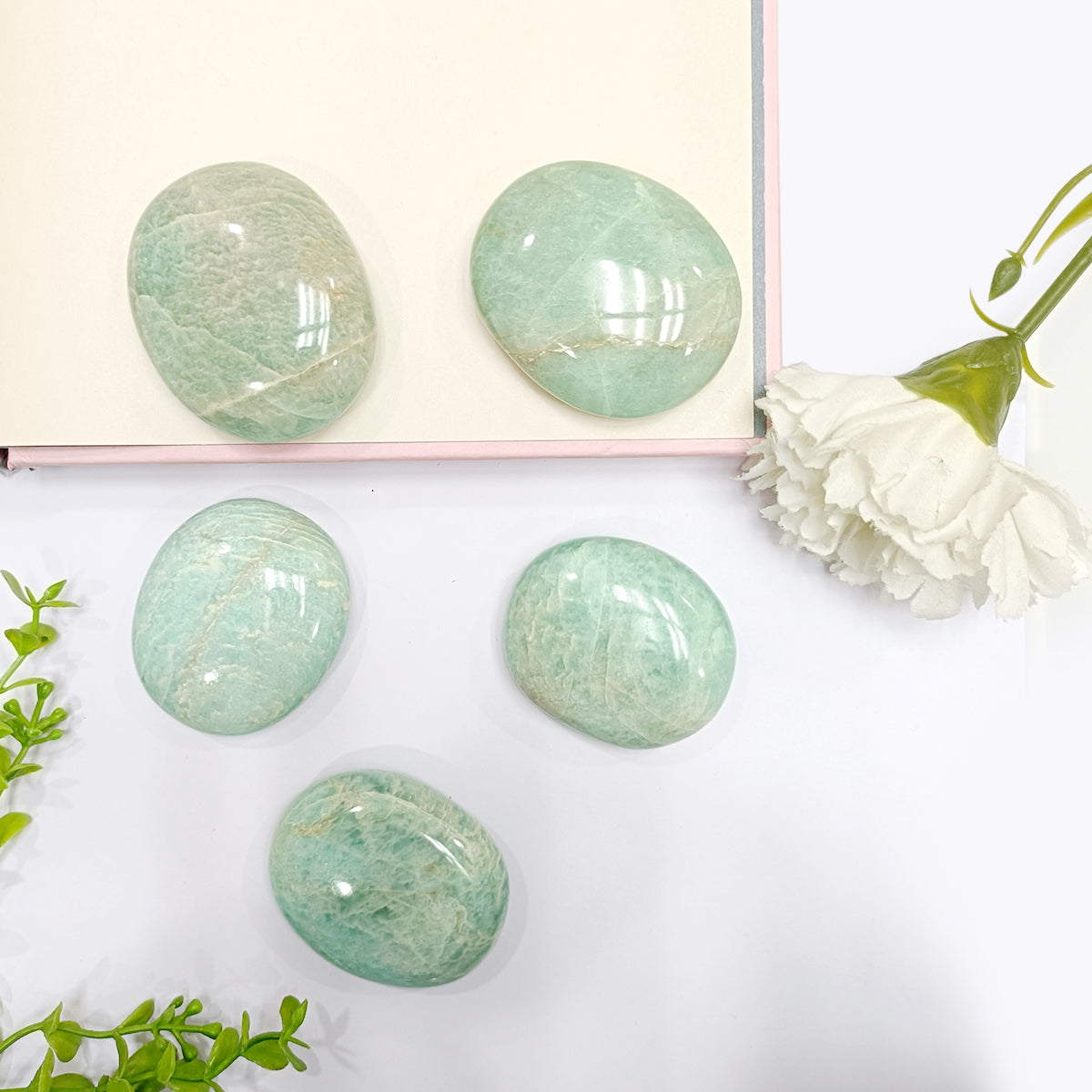 Amazonite Palm Stone