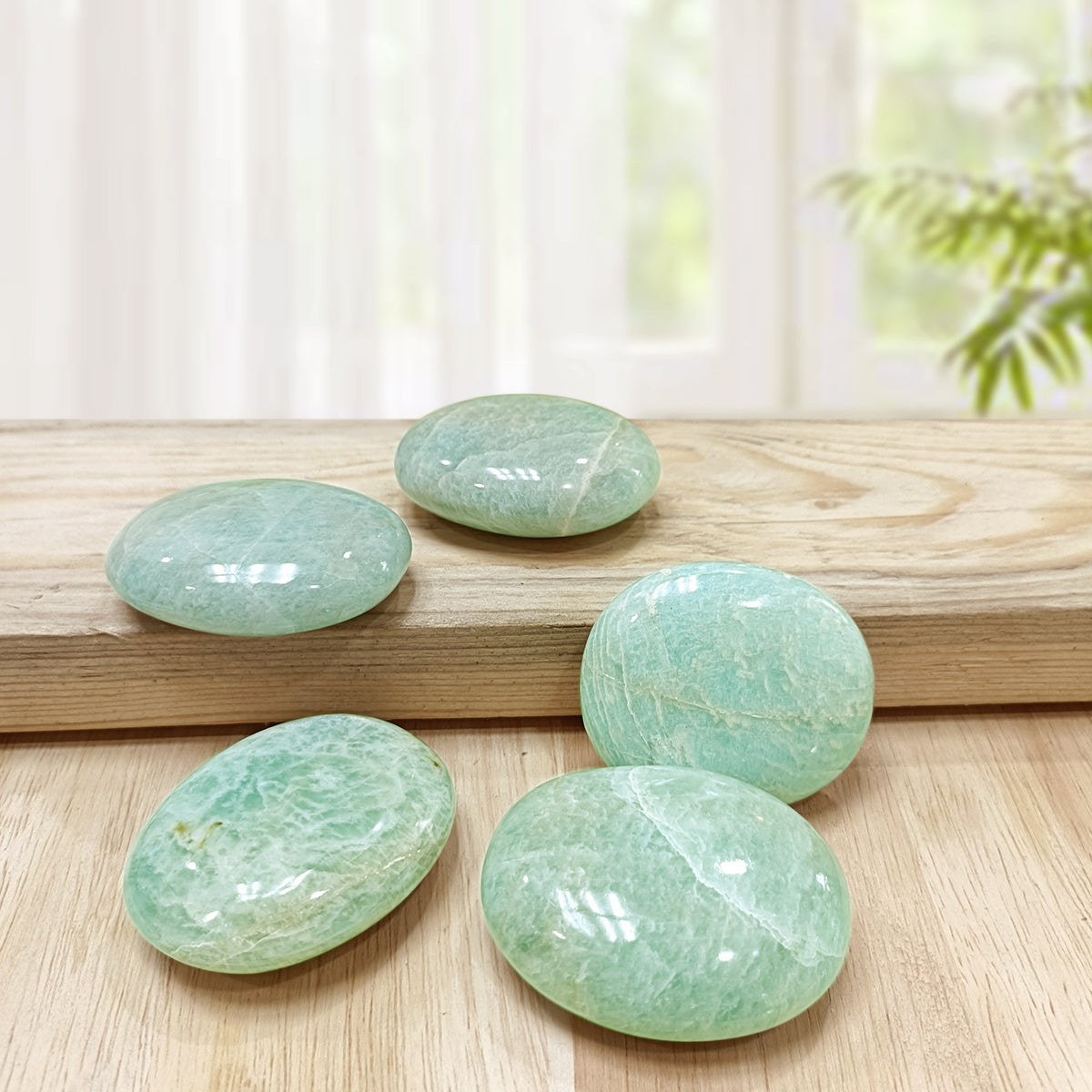 Amazonite Palm Stone