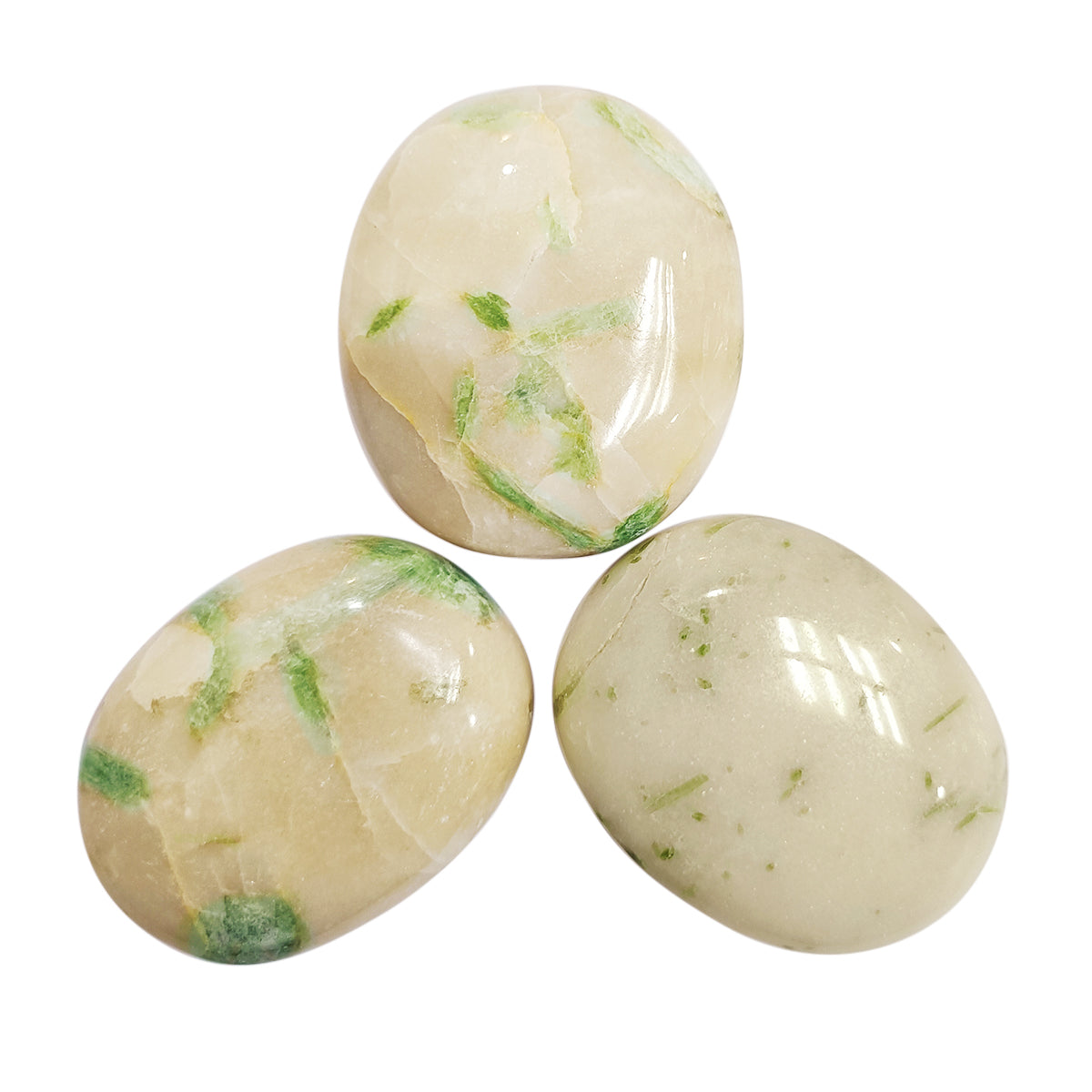 Green Kynite Palm Stone