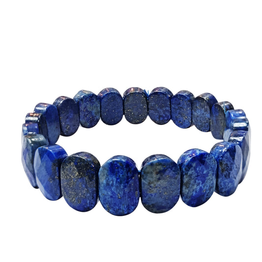 Lapis Oval Faceted Bracelet