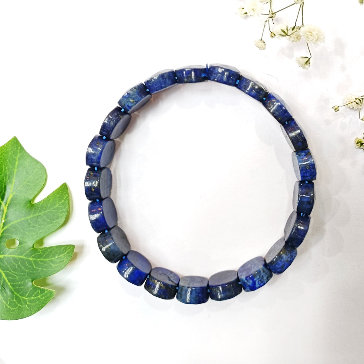 Lapis Oval Faceted Bracelet