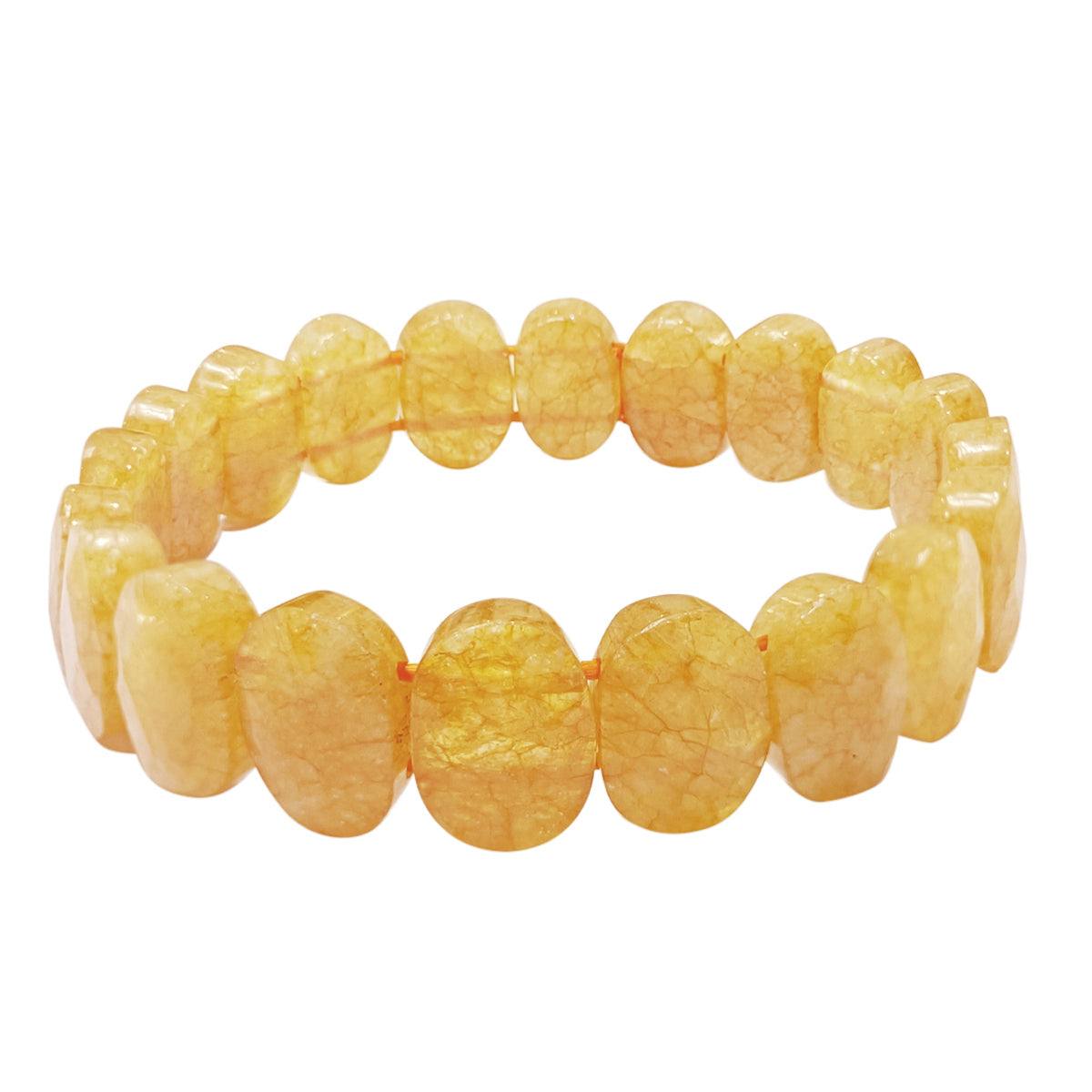 Citrine Oval Faceted Bracelet