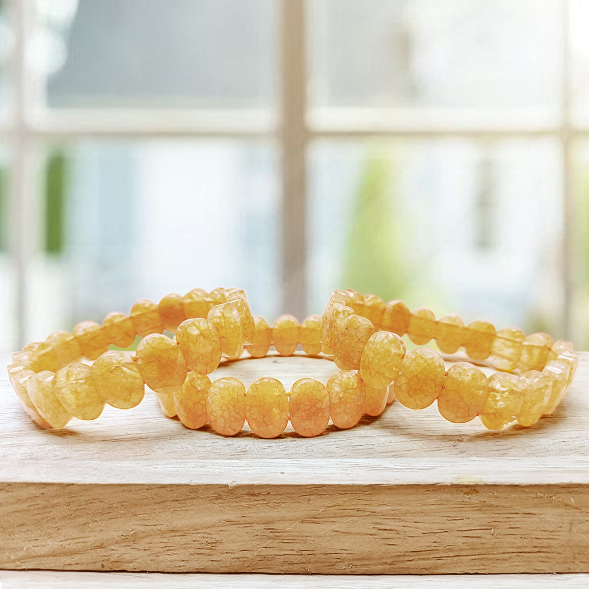 Citrine Oval Faceted Bracelet