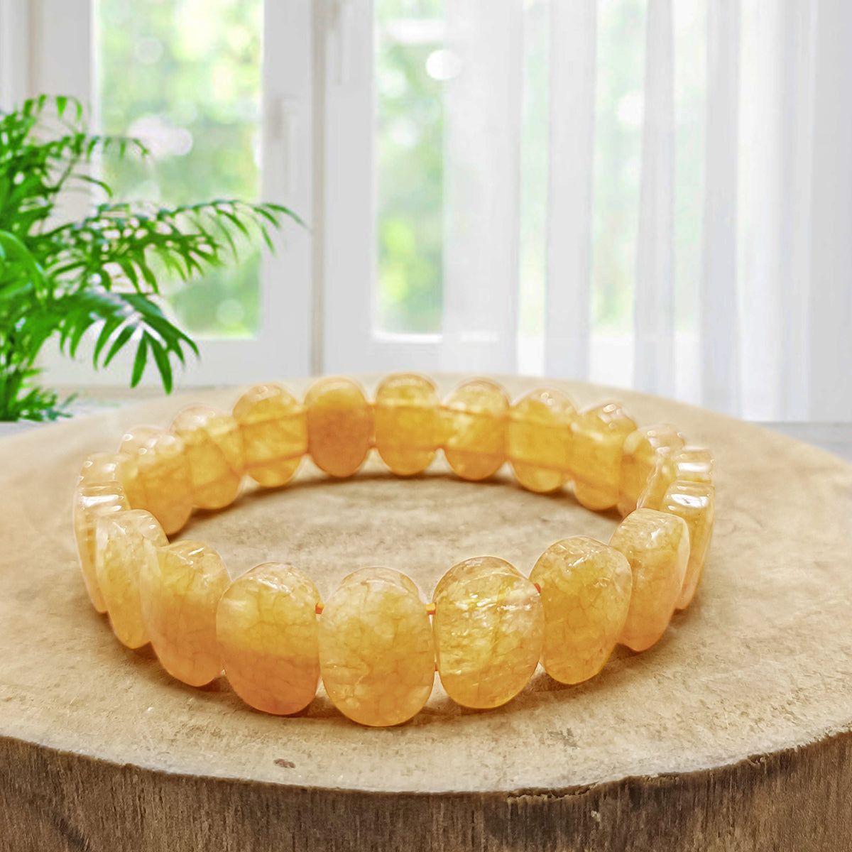 Citrine Oval Faceted Bracelet