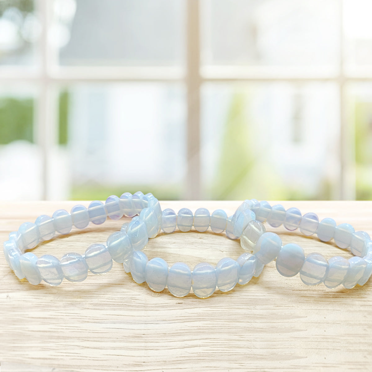 Opalite Oval Faceted Bracelet