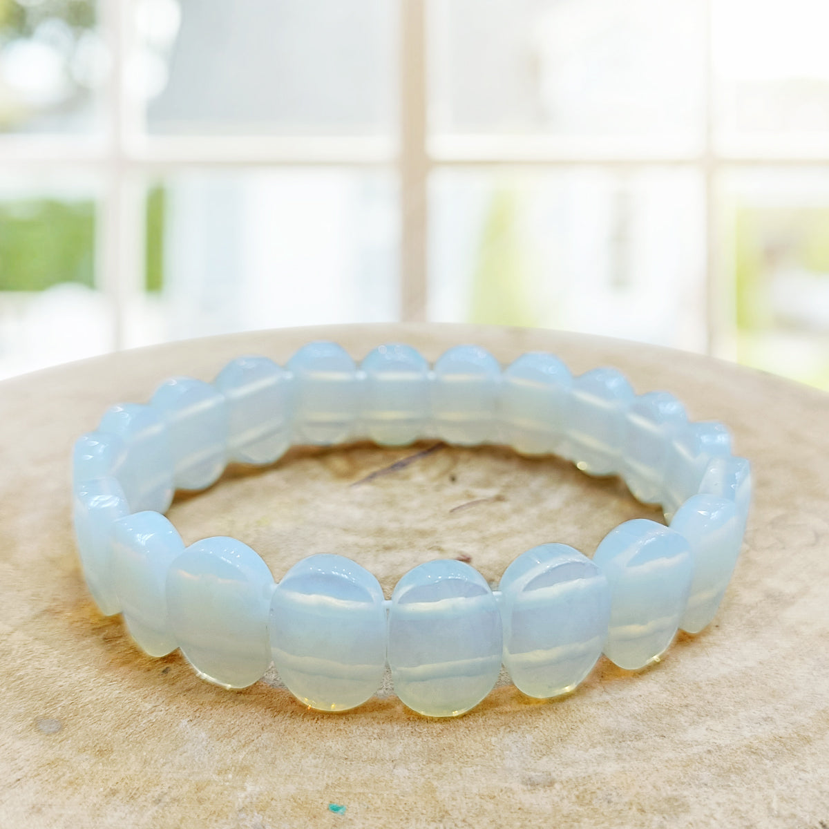 Opalite Oval Faceted Bracelet