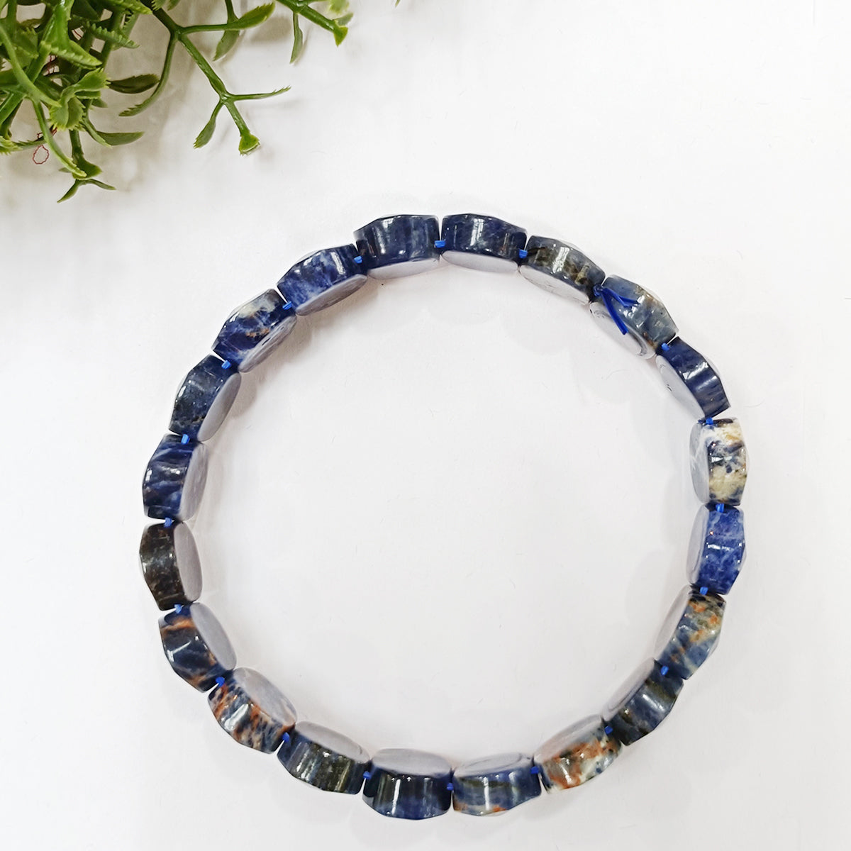 Sodalite Oval Faceted Bracelet