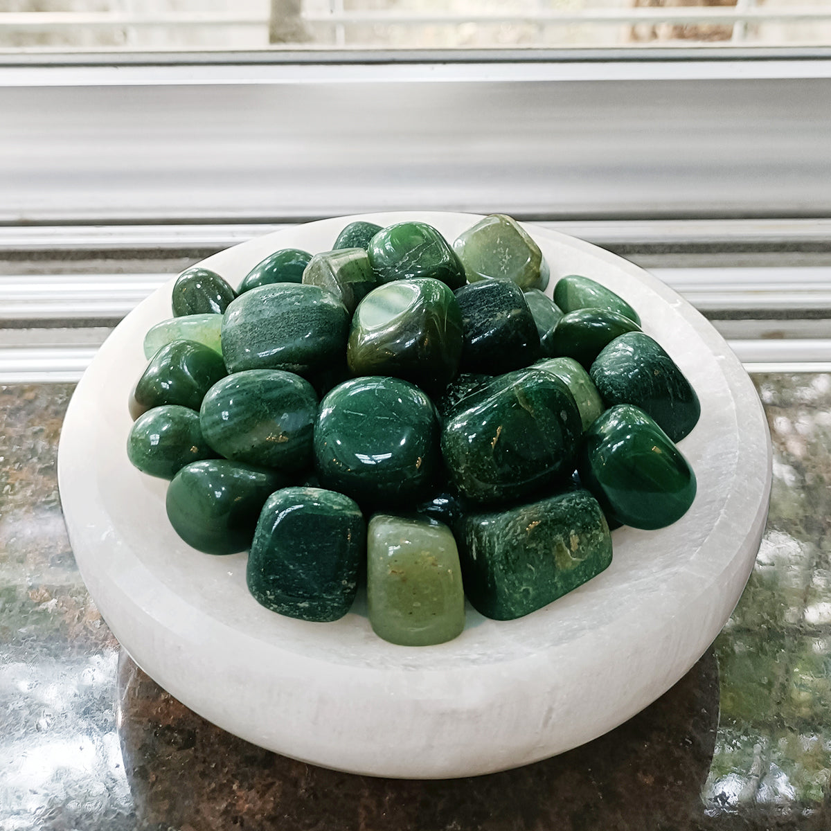 Green Jade Tumble