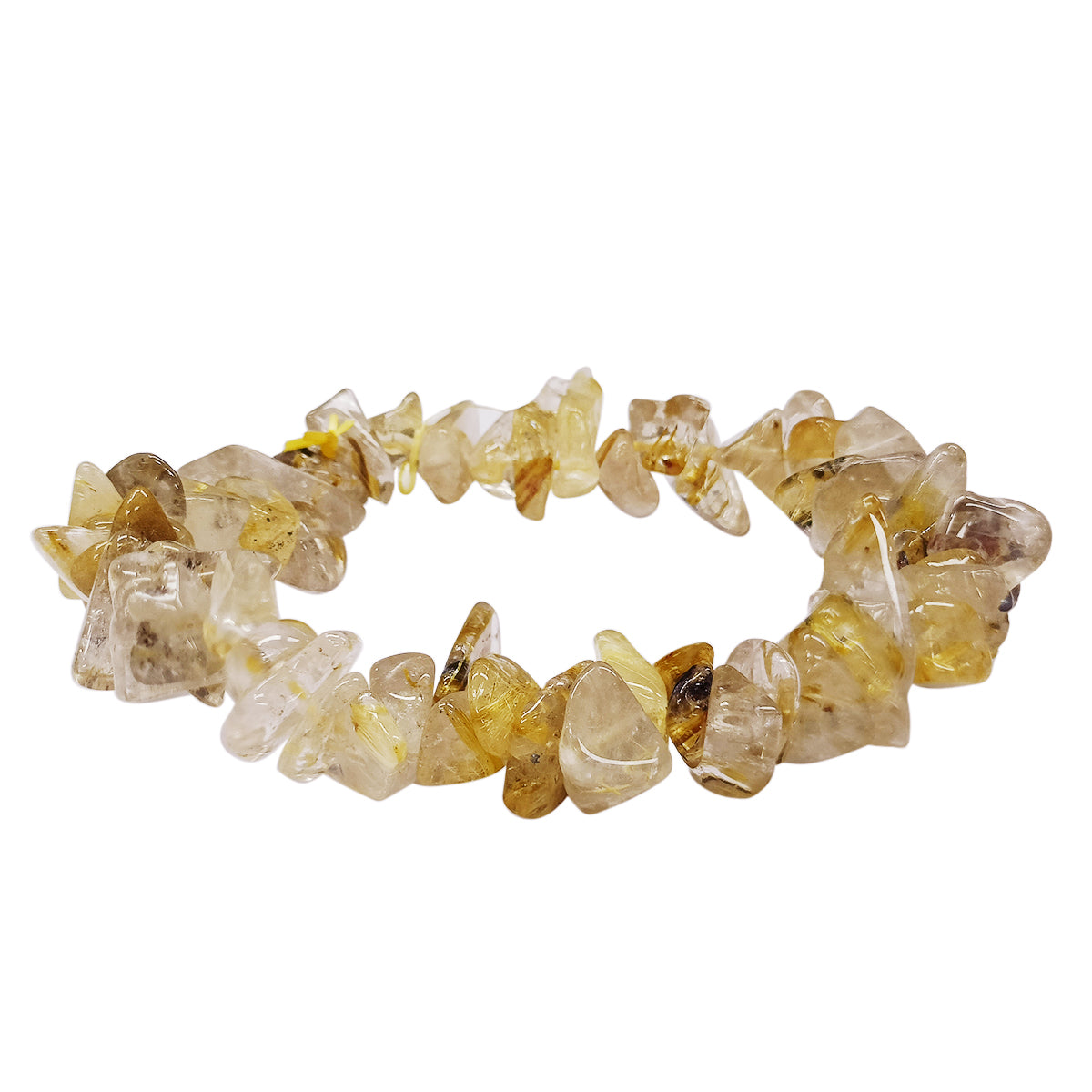 Golden Rutaile Chips Bracelet