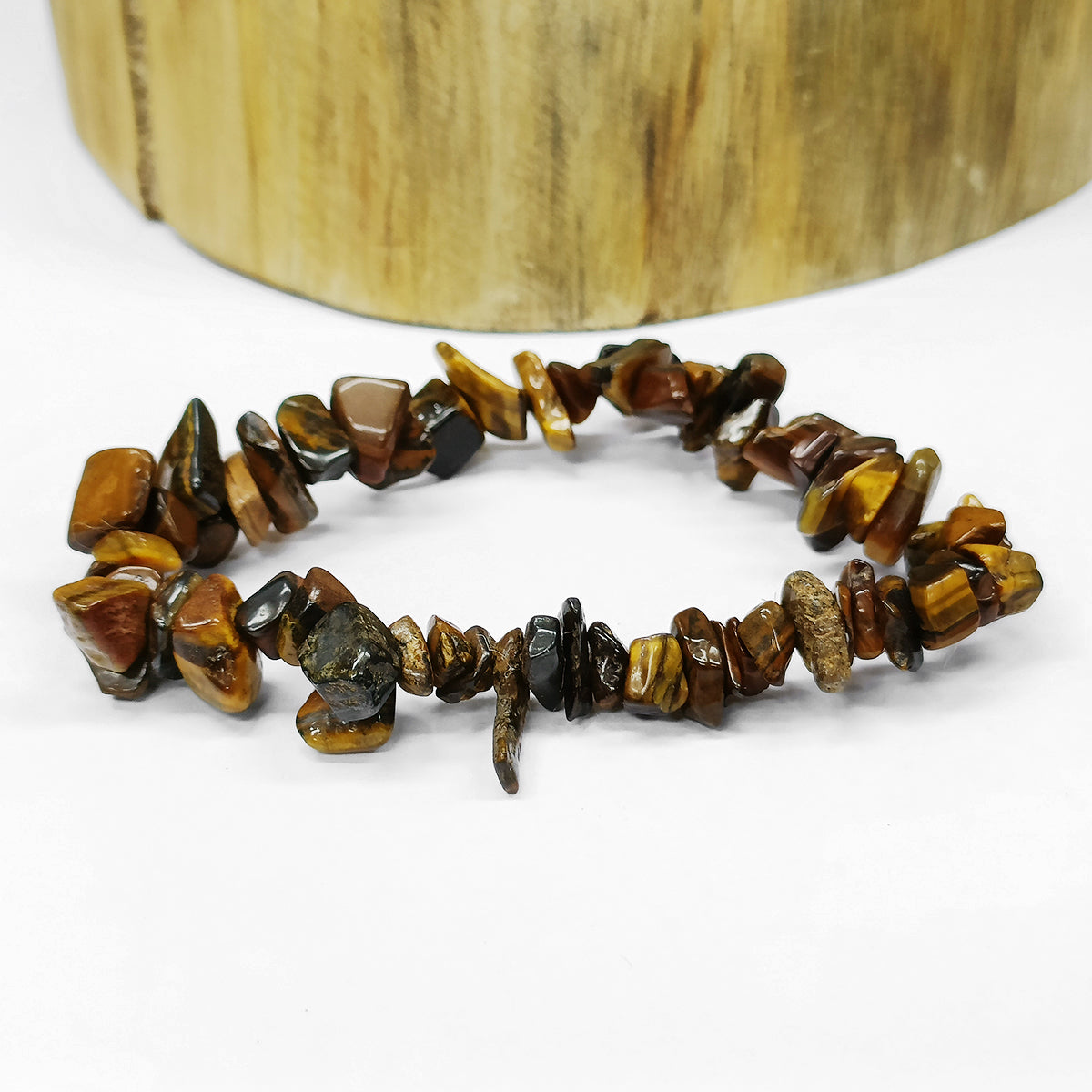 Tiger Eye Chips Bracelet