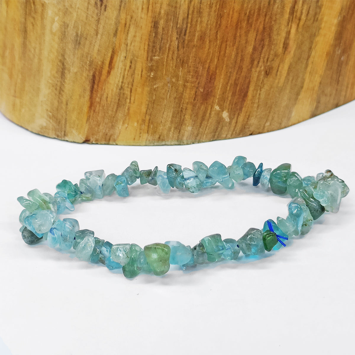 Blue Apatite Chips Bracelet