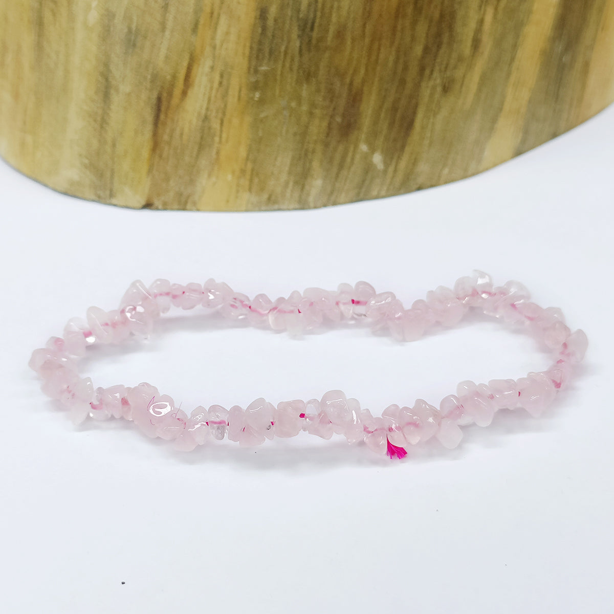 Rose Quartz Chips Bracelet