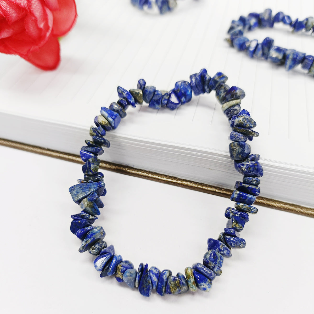 Lapis Chips Bracelet