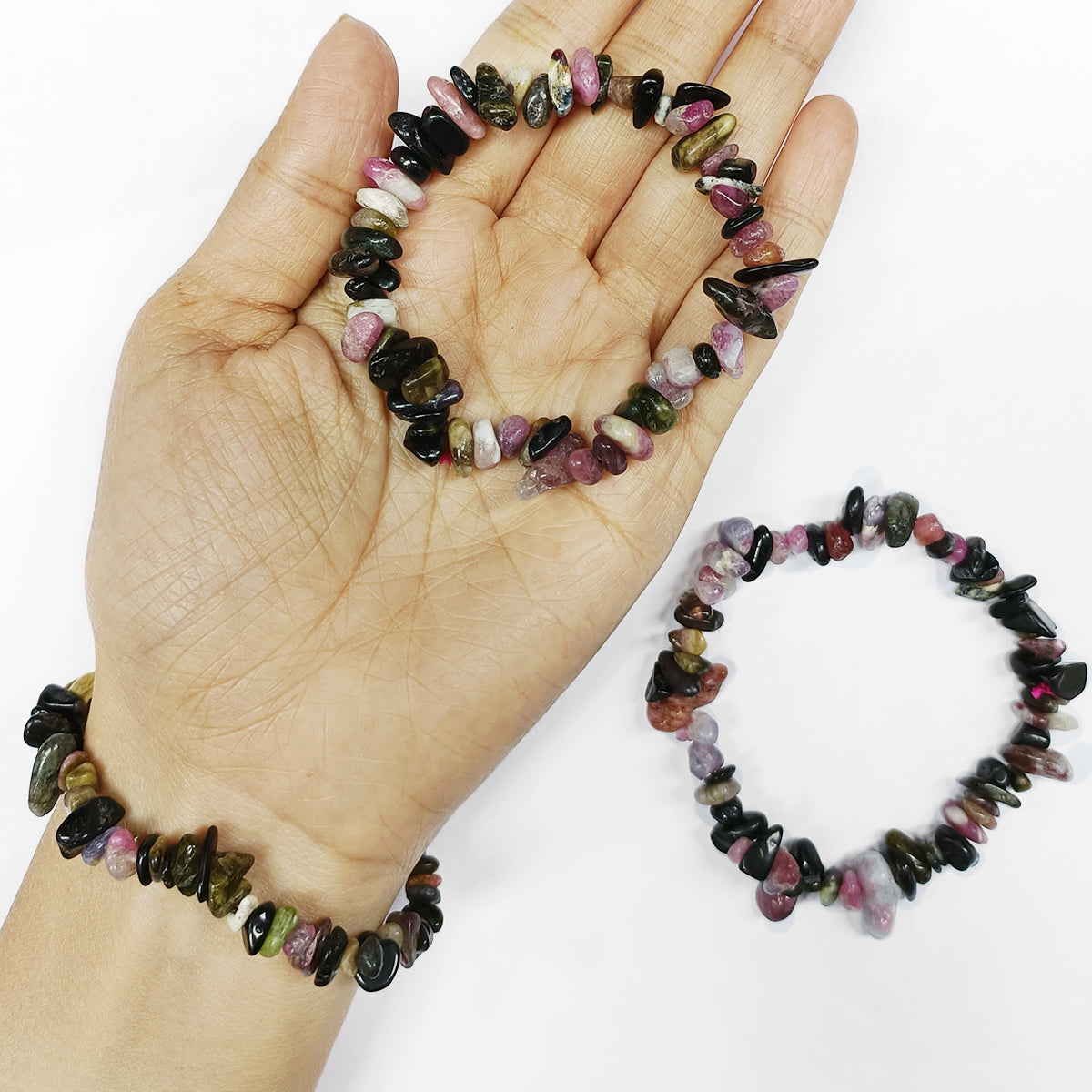 Rhodonite Chips Bracelet