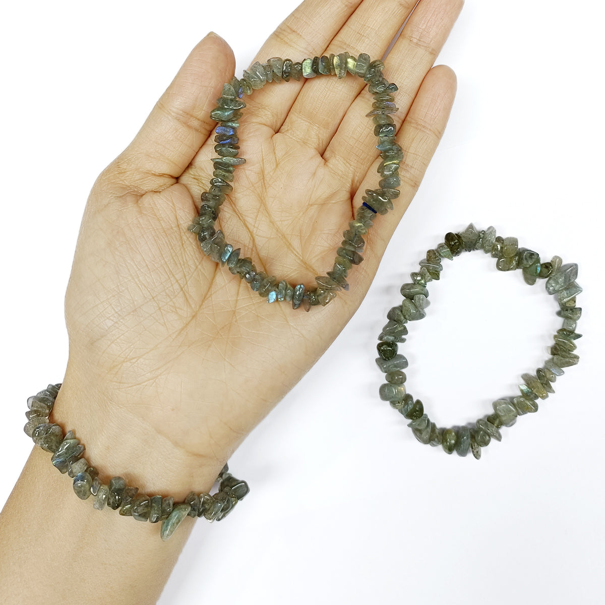 Labradorite Chips Bracelet