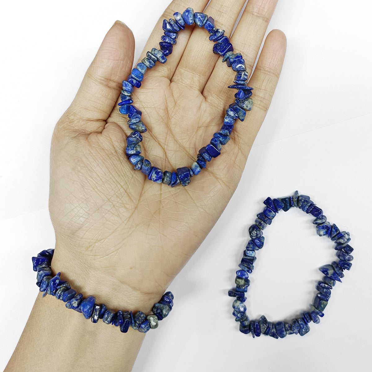 Lapis Chips Bracelet