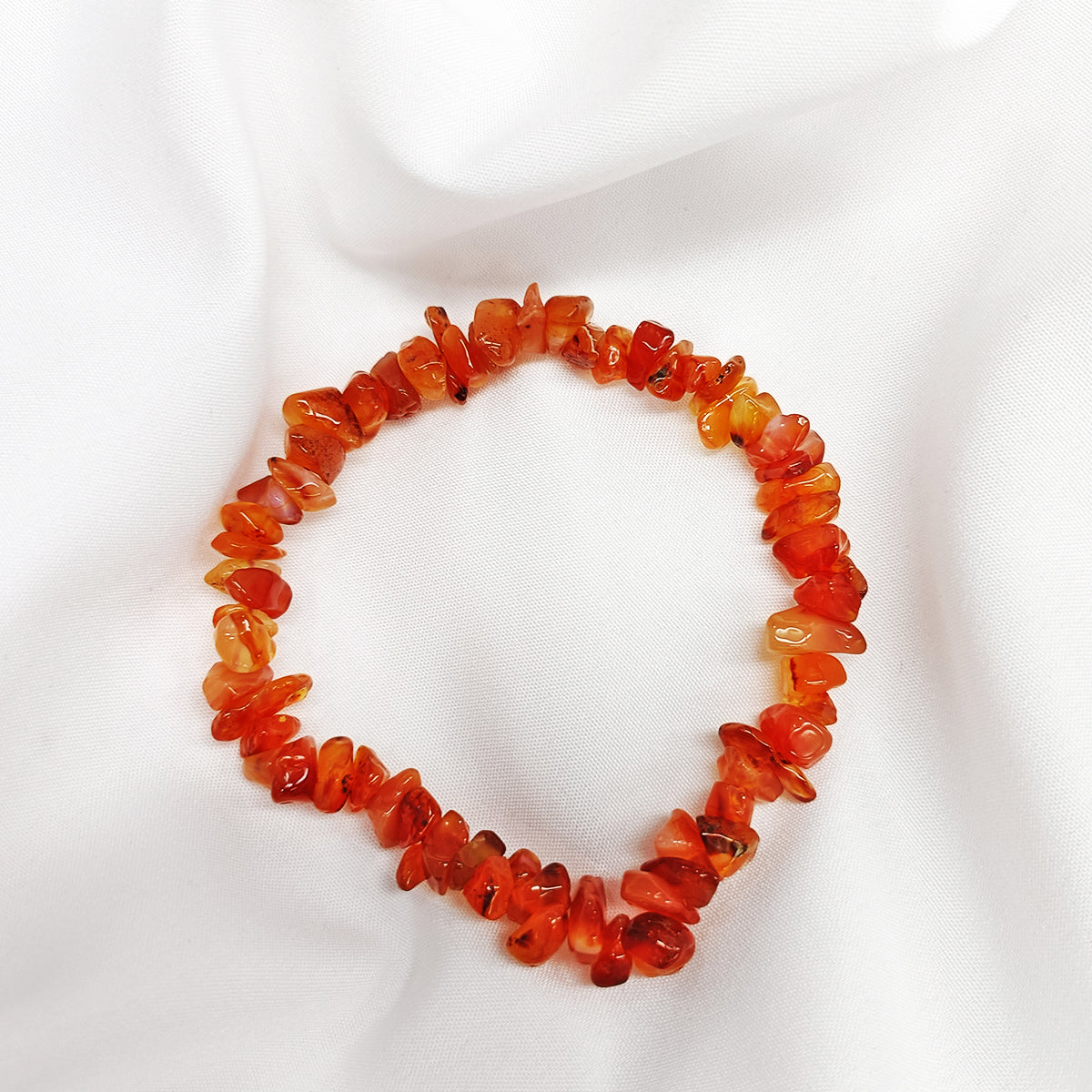 Red Carnelian Chips Bracelet