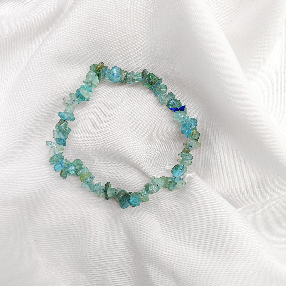 Blue Apatite Chips Bracelet