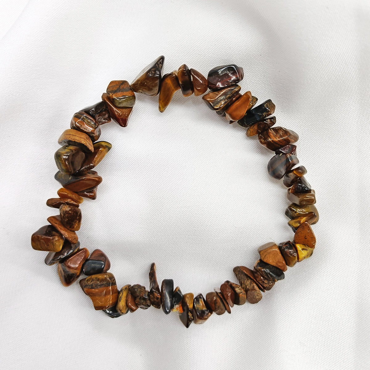 Tiger Eye Chips Bracelet