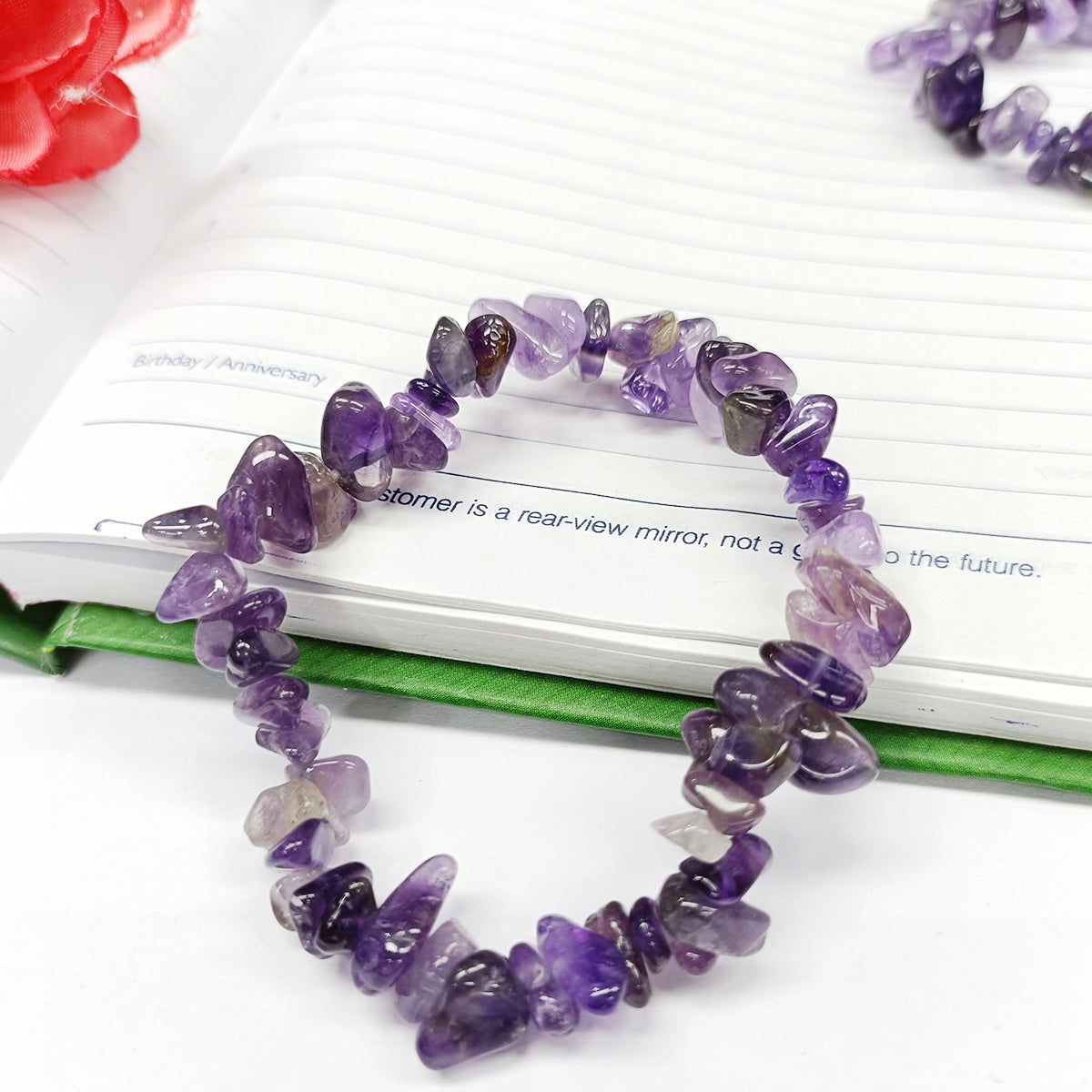 Amethyts Chips Bracelet