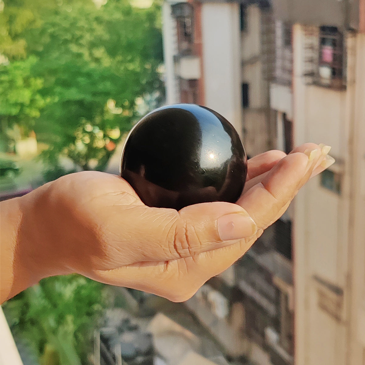 Black Tourmaline Sphere Ball