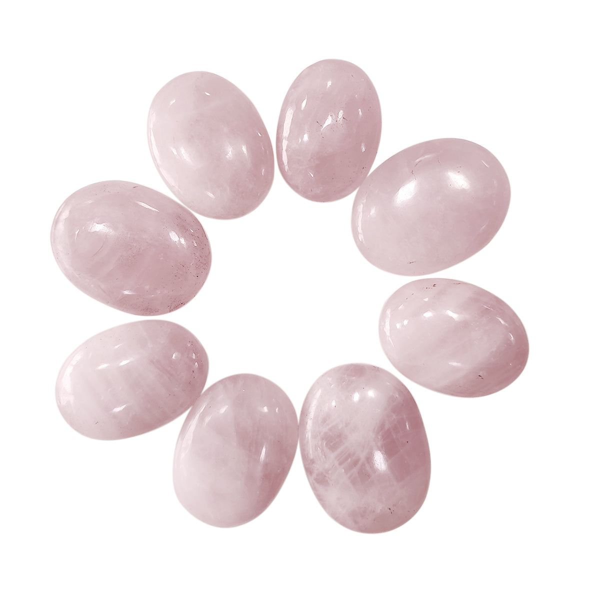 Rose Quartz Palm Stone