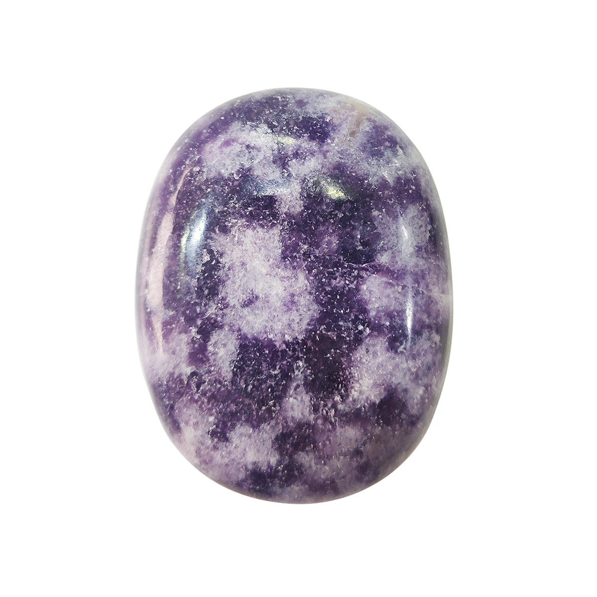 Lepidolite Plam Stone