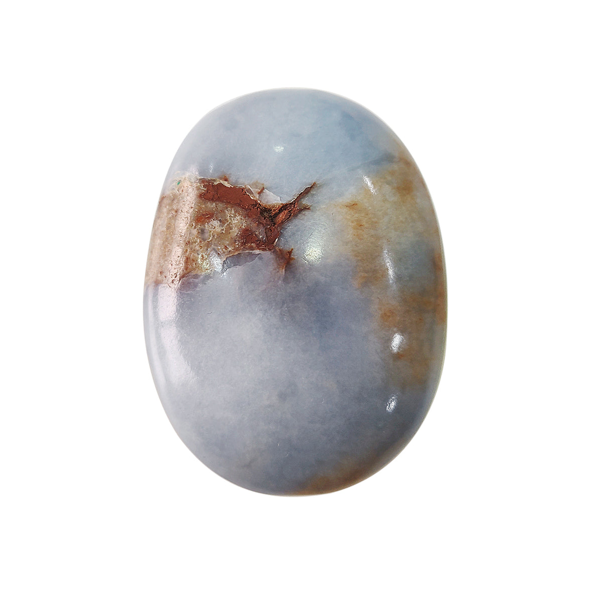 Angelite Palm Stone