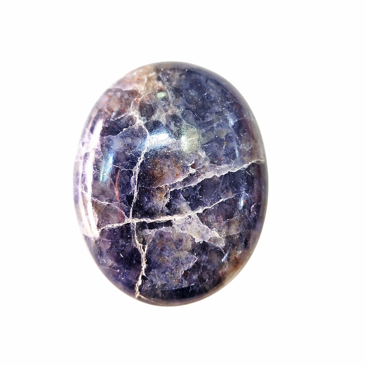 Iolite Plam Stone