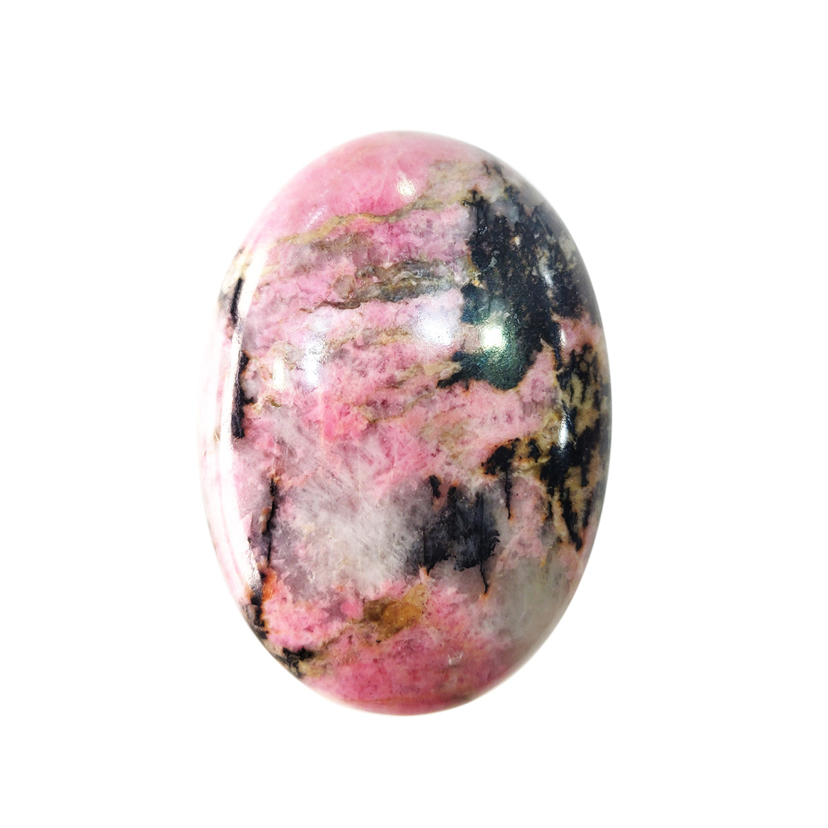 Rhodonite Palm Stone