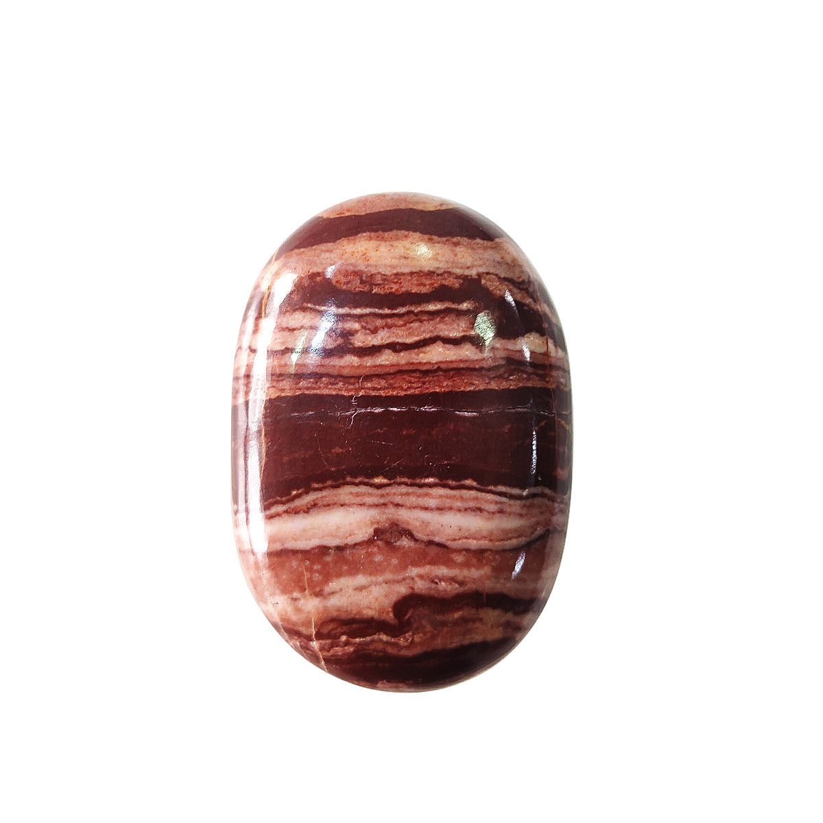 Chocolate Jasper Palm Stone