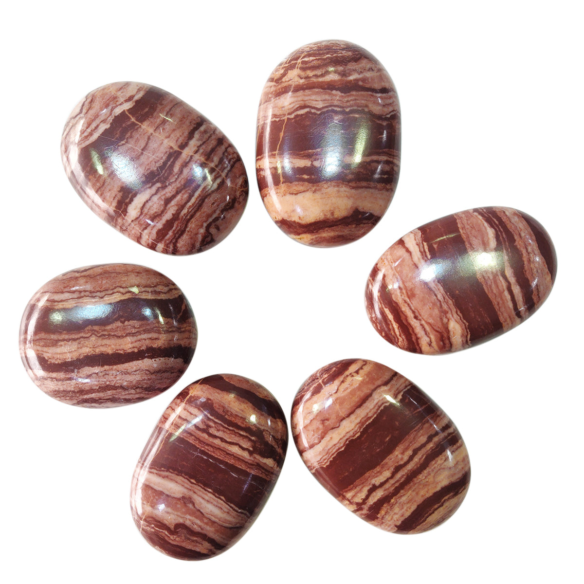 Chocolate Jasper Palm Stone