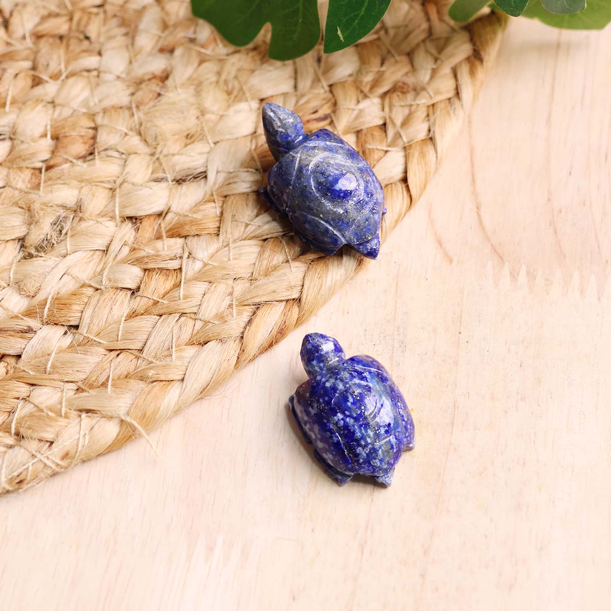 Lapis Lazuli Mini Tortoise Painted