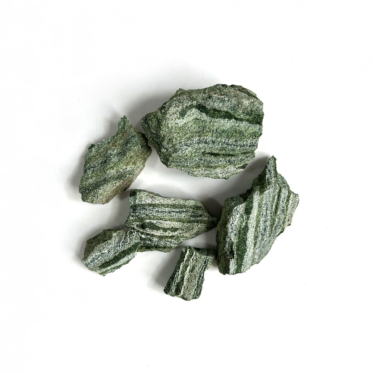 Green Zebra Rough Raw Stone