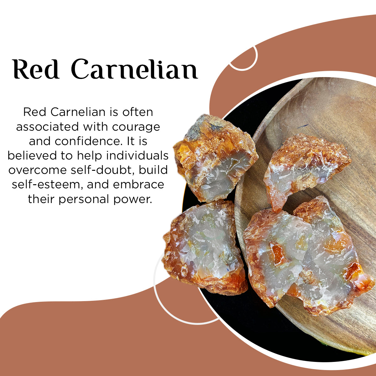 Red Carnelian Raw Rough Stone