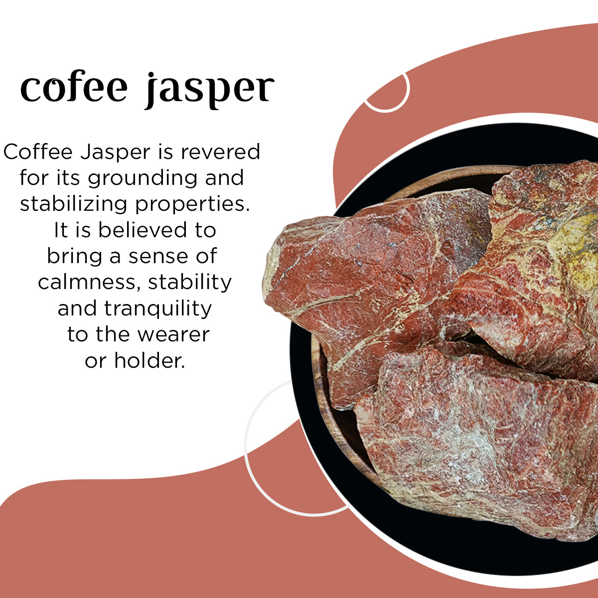 Coffee Jasper Rough Raw Stone