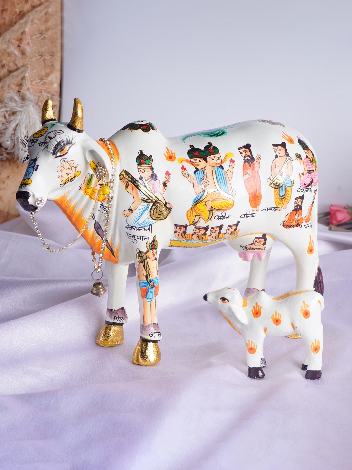 Kamdhenu Idol God Cow With Calf