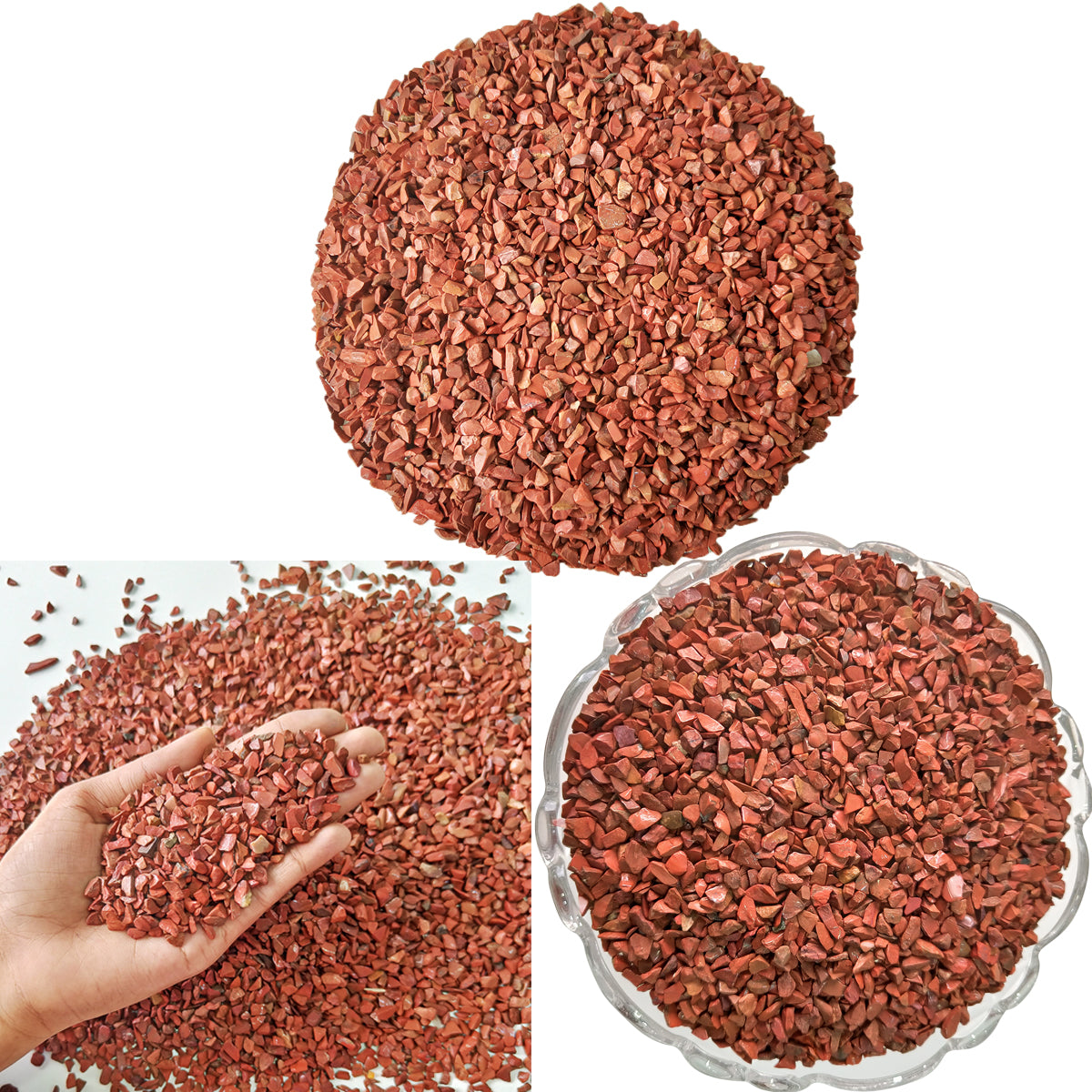 Red jasper Chips