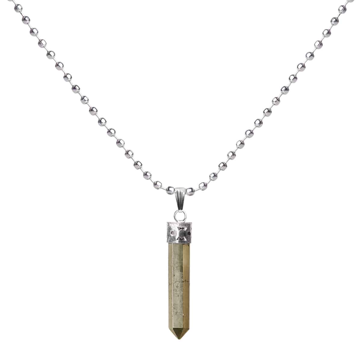 Pyrite Pencil Pendant