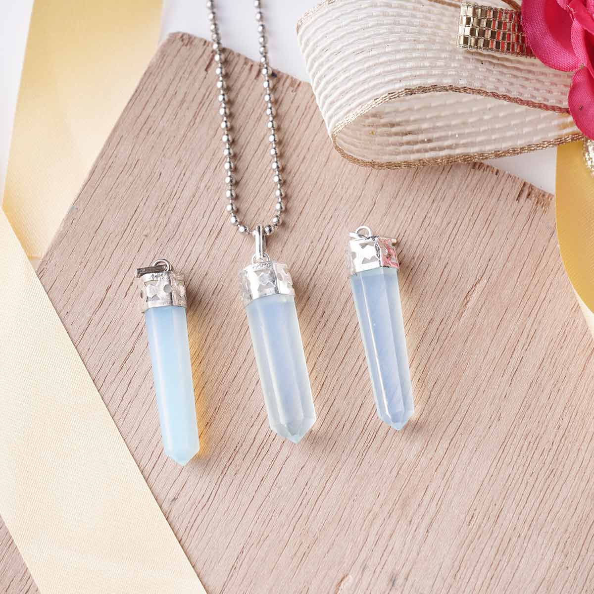 Opalite Pencil Pendant