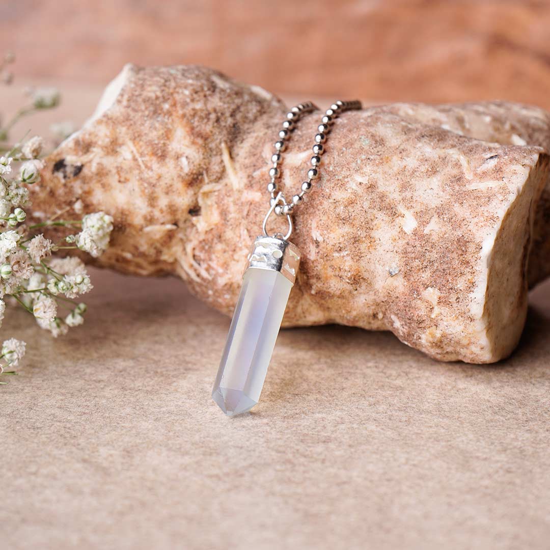 Opalite Pencil Pendant