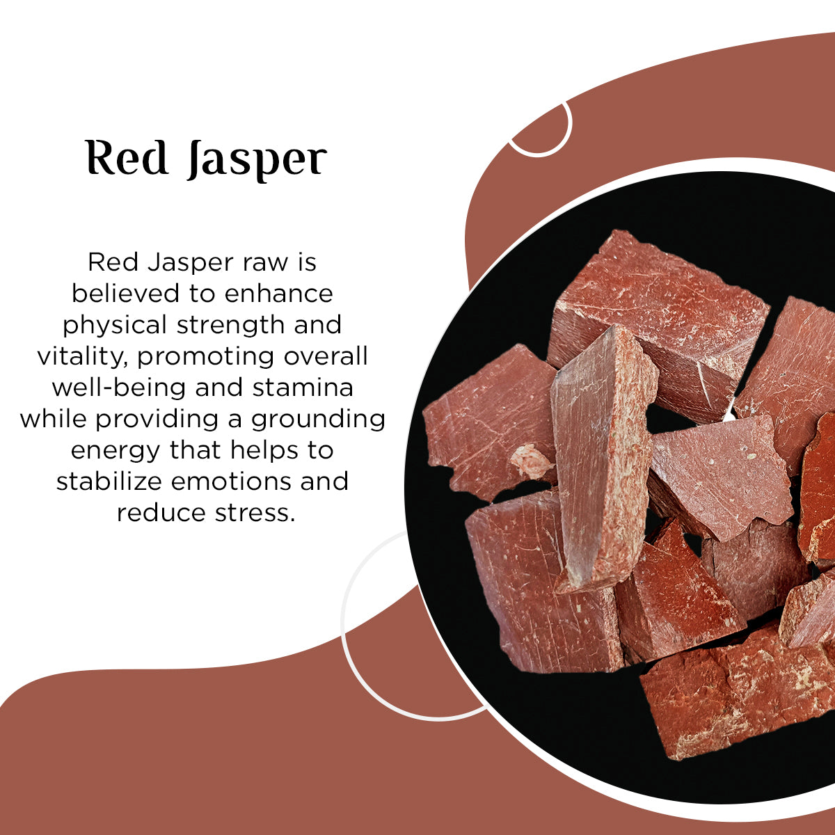 Red jasper Raw Rough Stone