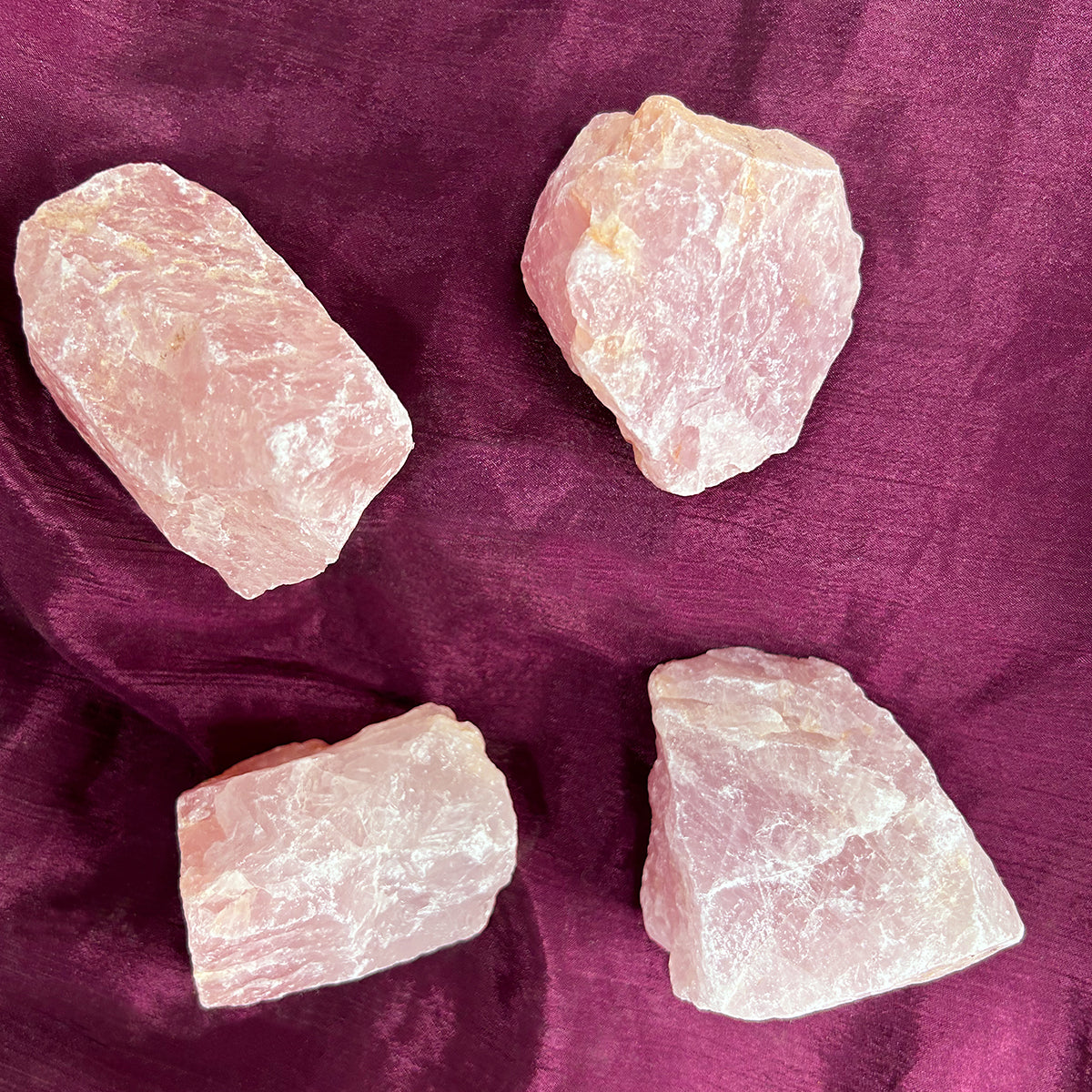 Rose Quartz Raw Rough Stone