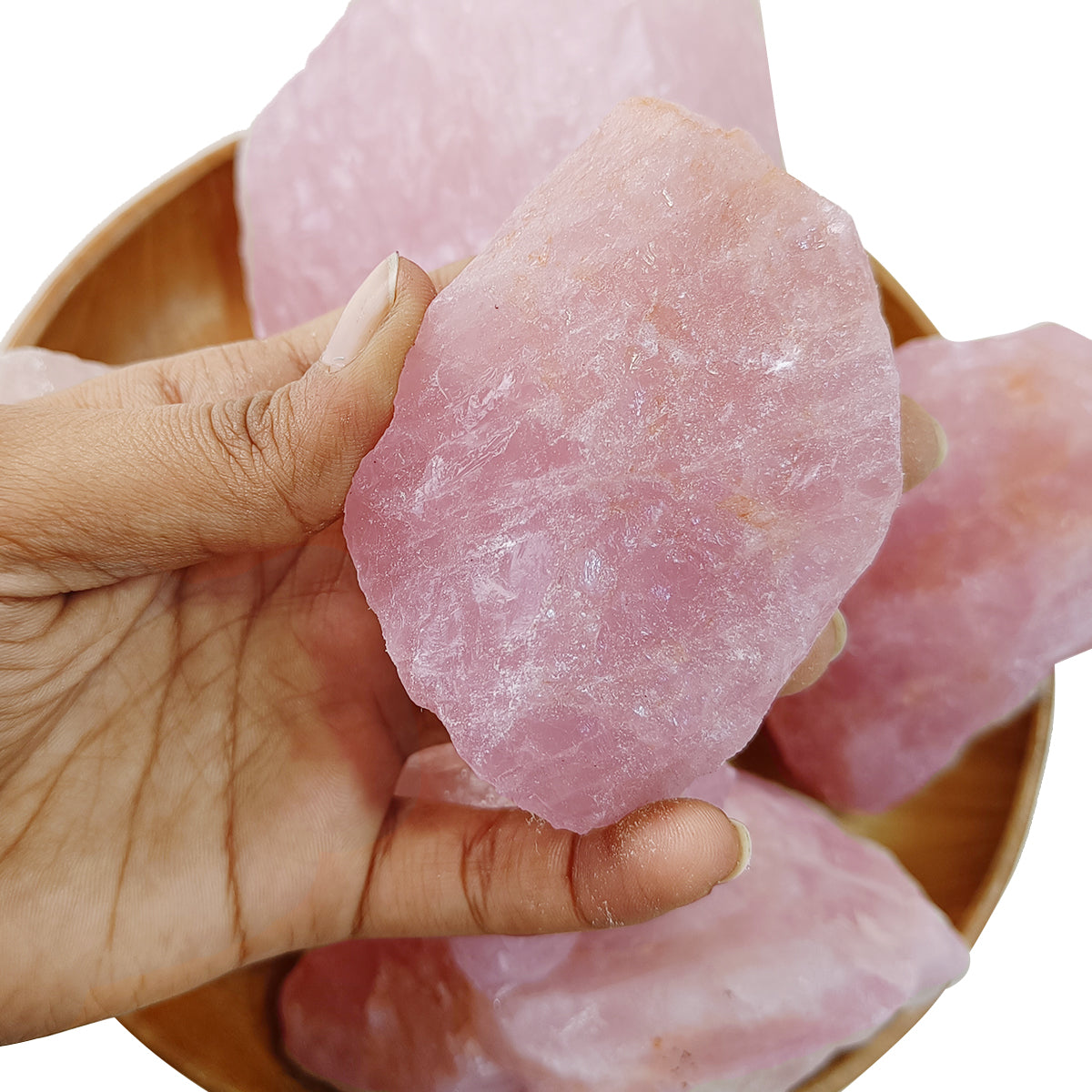 Rose Quartz Raw Rough Stone