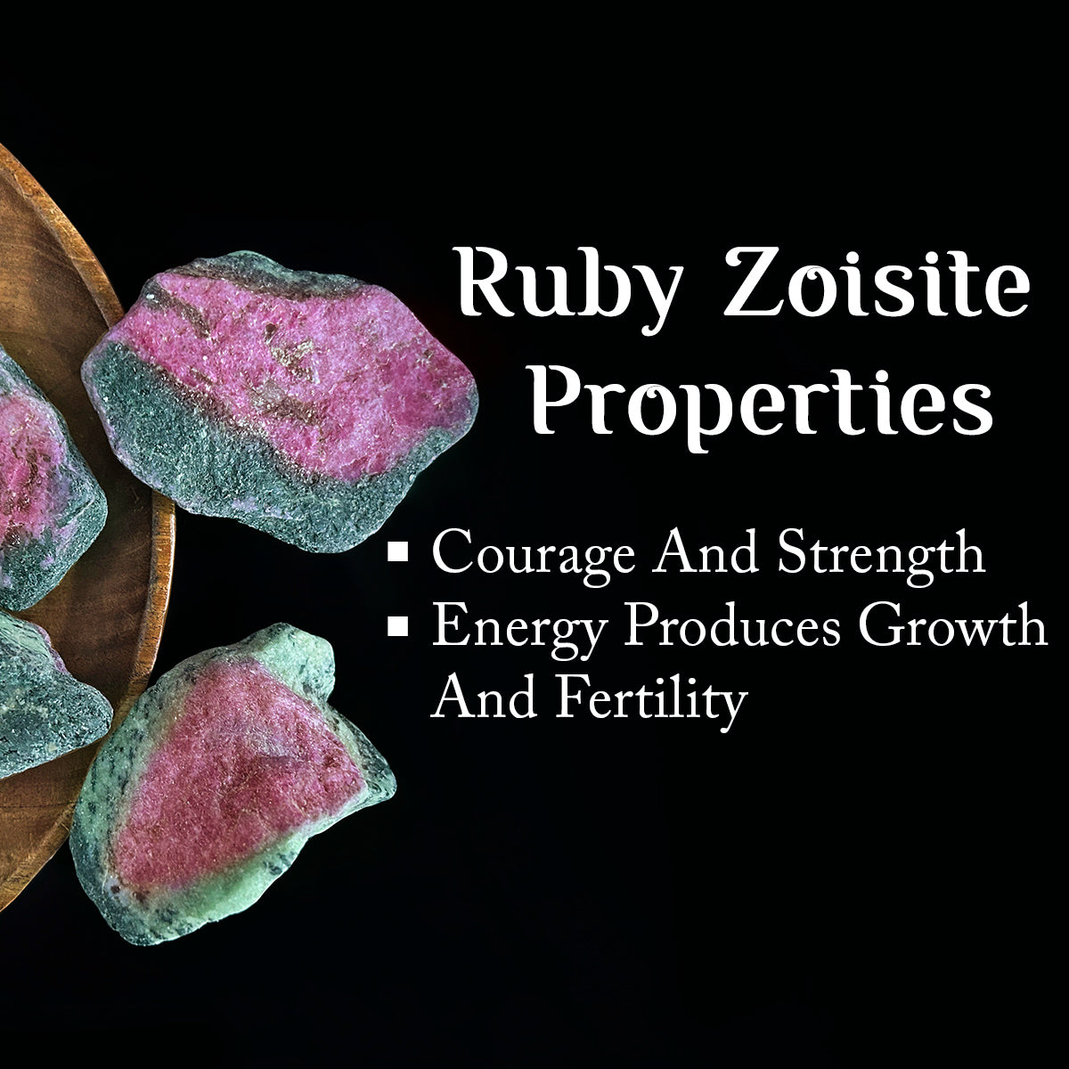 Ruby Zoisite Raw Rough Stone