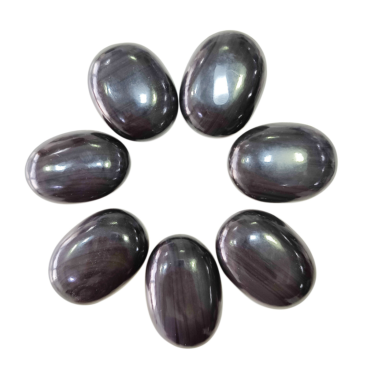 Rainbow Obsidian Plam Stone