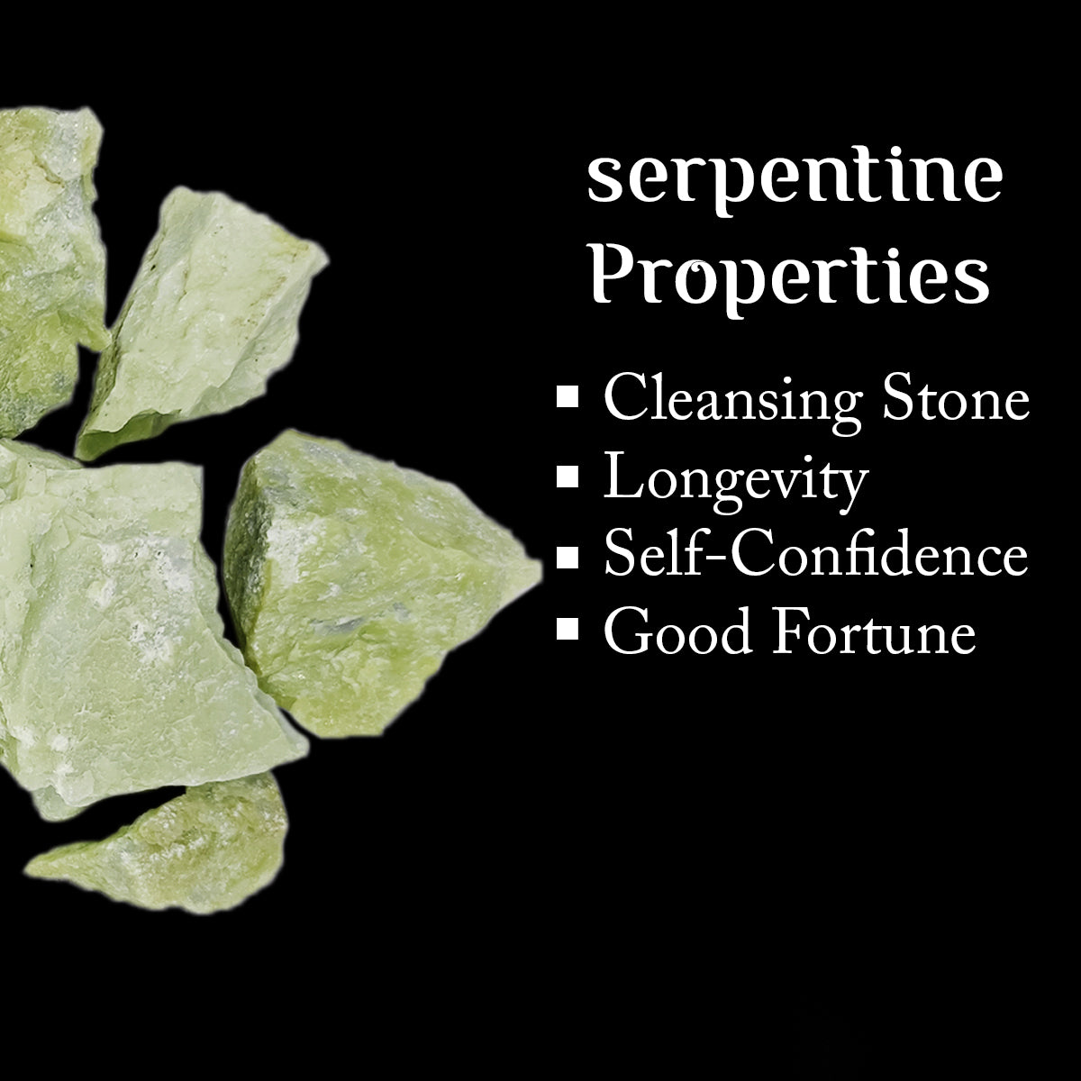 Serpentine Raw Rough Stone